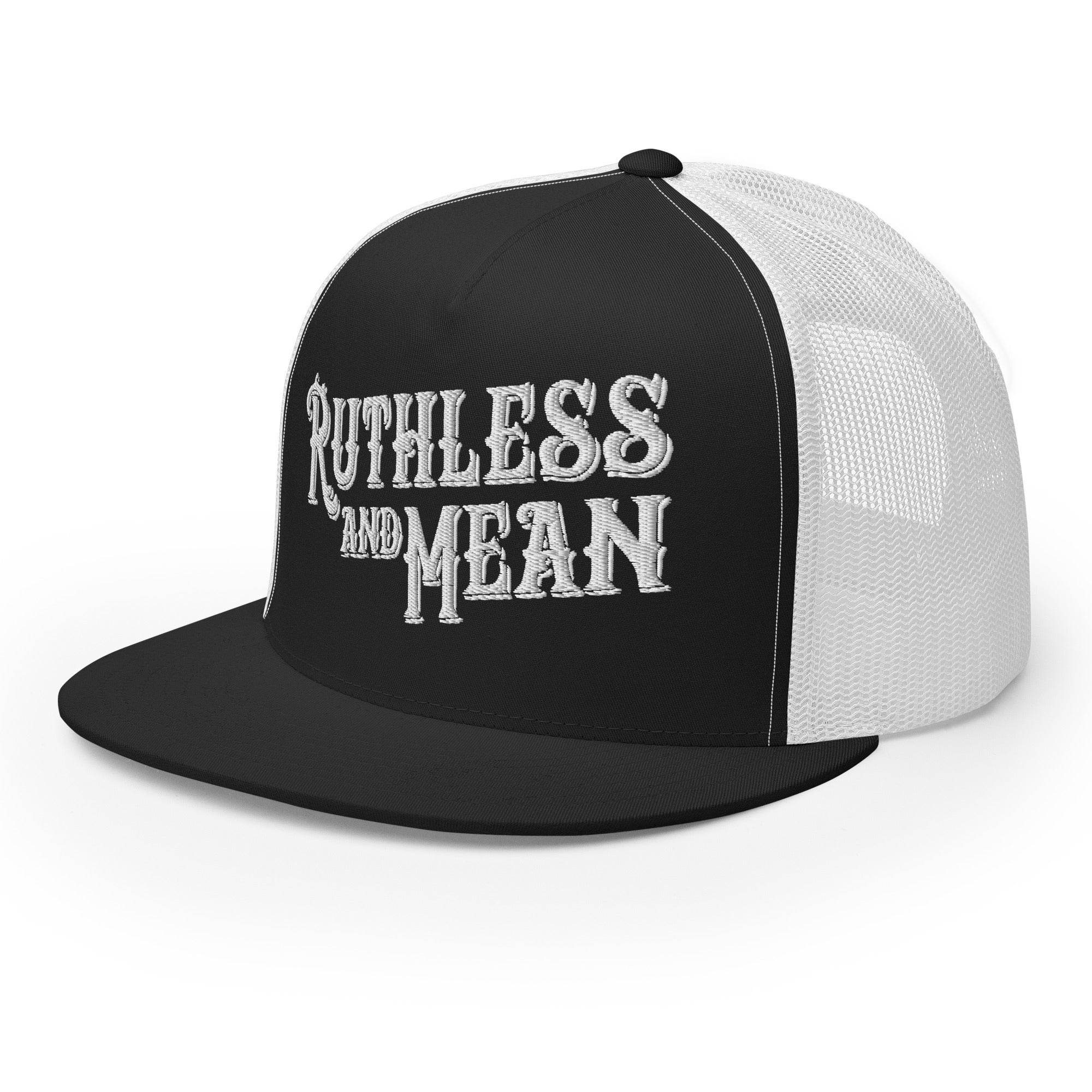 Black and White Trucker Cap