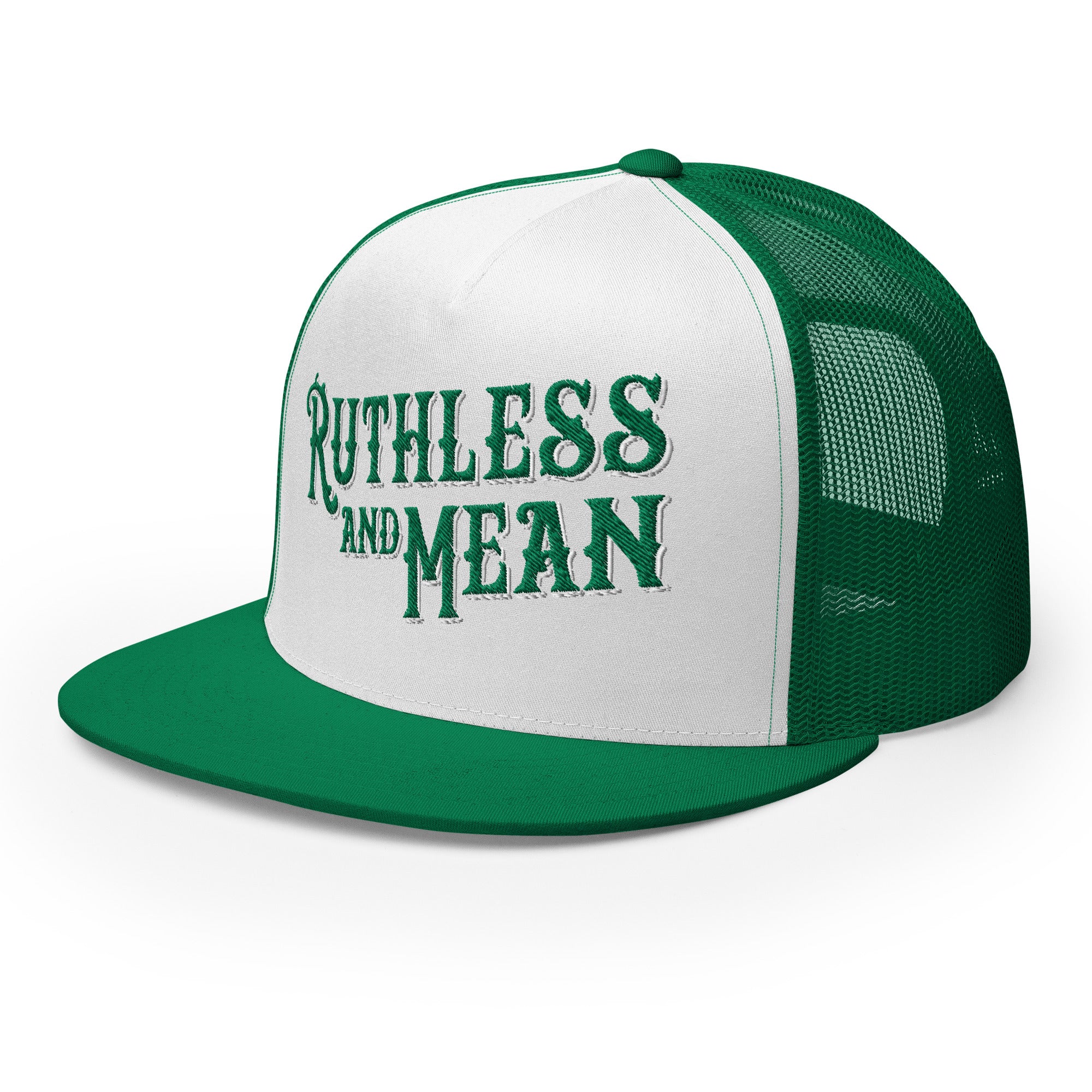 Green Logo Trucker