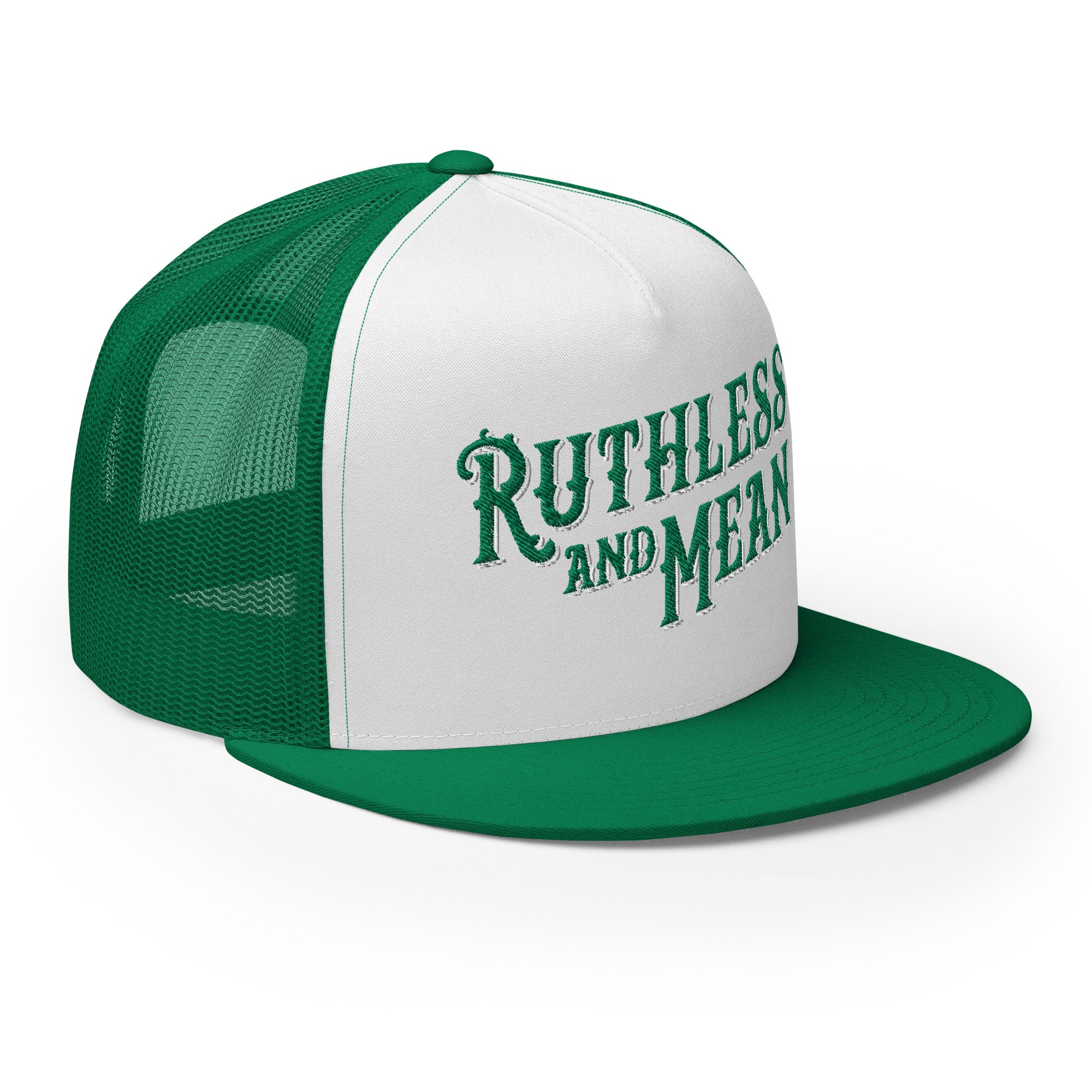 Green Logo Trucker