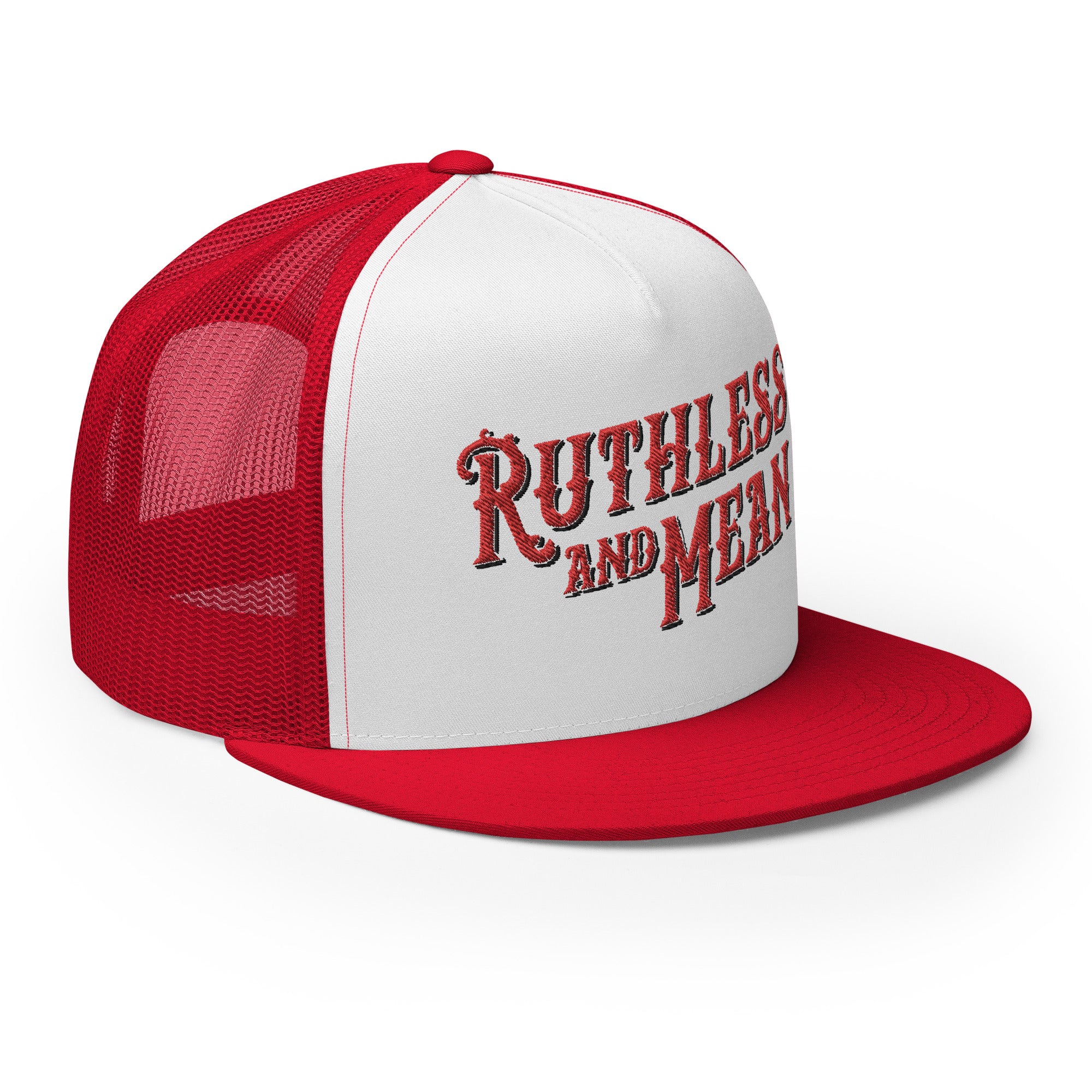 Red Logo Trucker Cap