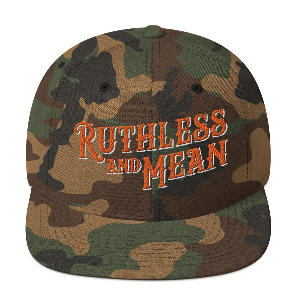 Camo w/ Orange Logo SnapBack