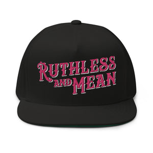 Logo Flat Bill Snapback (Pink)