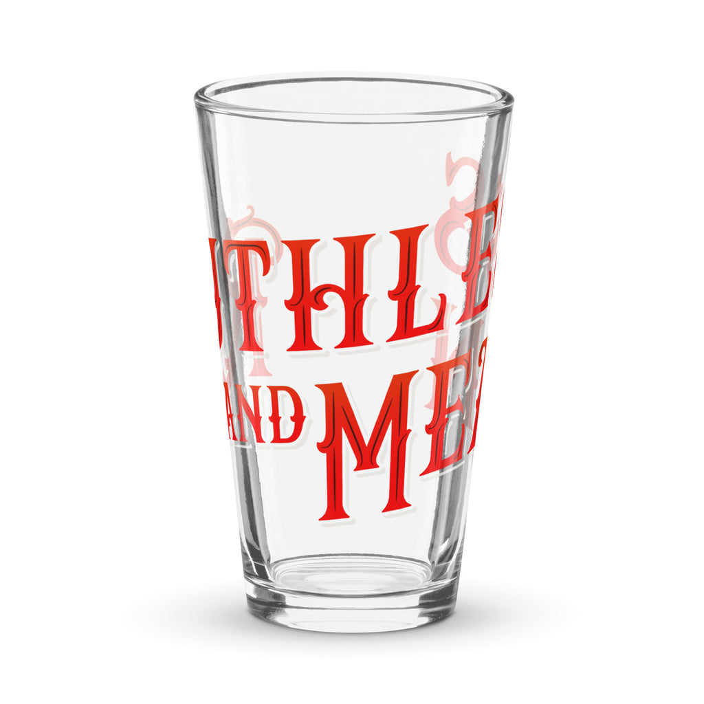 Logo Shaker pint glass