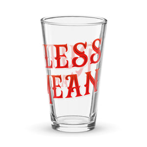 Logo Shaker pint glass