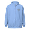 Logo Zip Hoodie Carolina Blue