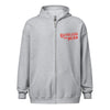 Logo Zip Hoodie (Gray&Red)